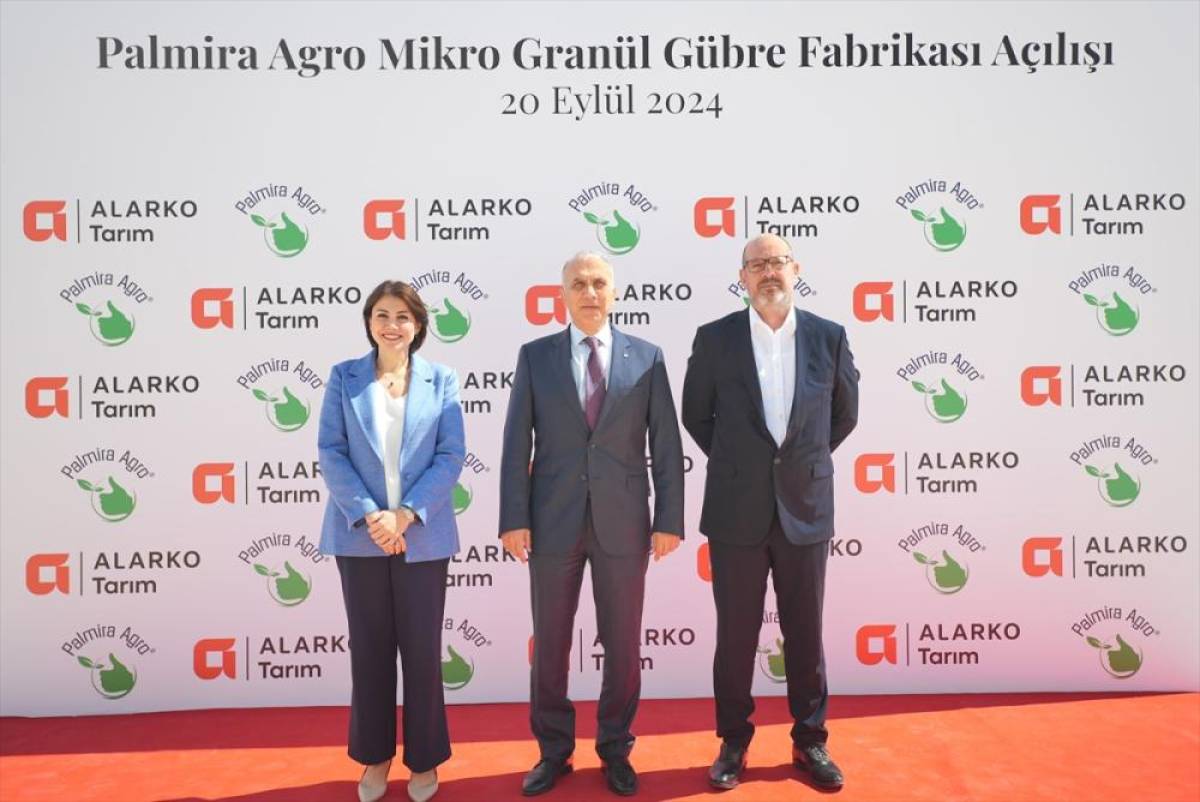 Alarko Tarım Grubu, hibrit mikro granül gübre fabrikasını Çankırı'da açtı