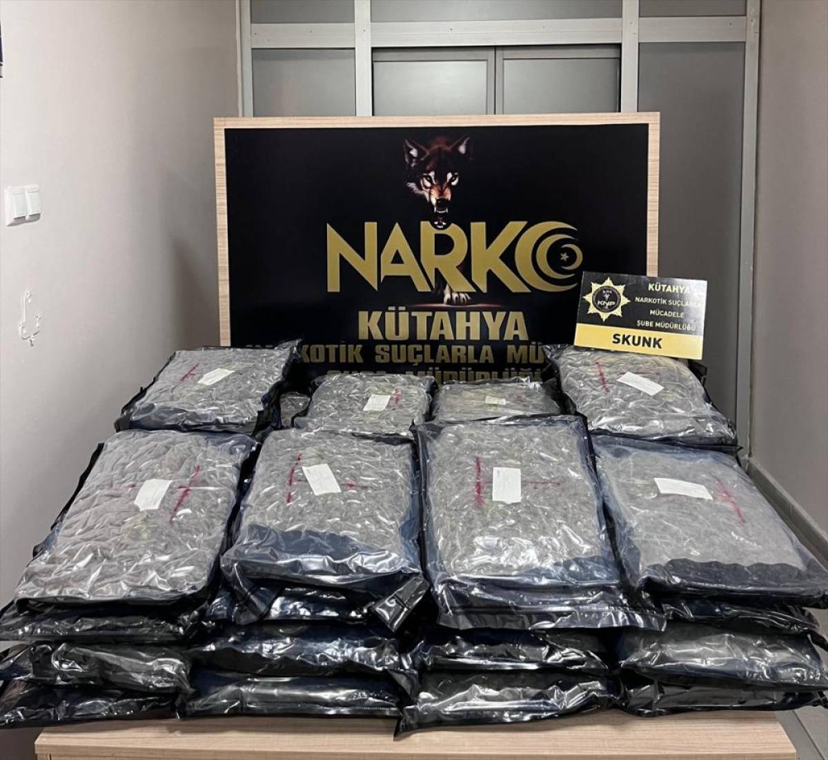 K&uuml;tahya'da uyuşturucu operasyonunda 12 zanlı tutuklandı