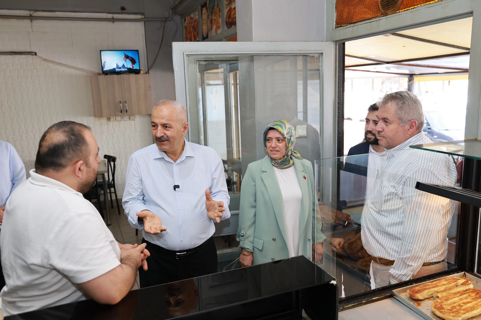 Kocaeli Gebze&rsquo;de Başkan B&uuml;y&uuml;kg&ouml;z esnafla buluştu