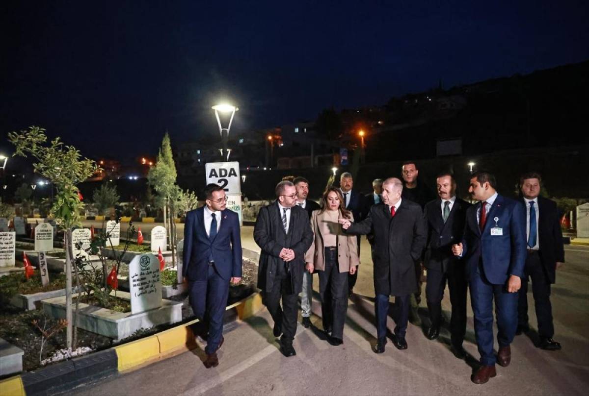 Zafer Partisi Genel Başkanı &Uuml;mit &Ouml;zdağ, Hatay'da ziyaretlerde bulundu