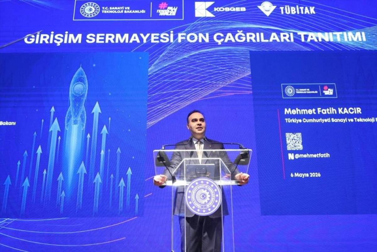 Sanayi ve Teknoloji Bakanı Kacır, Girişim Sermayesi Fon &Ccedil;ağrıları Tanıtımı Toplantısı'nda konuştu: