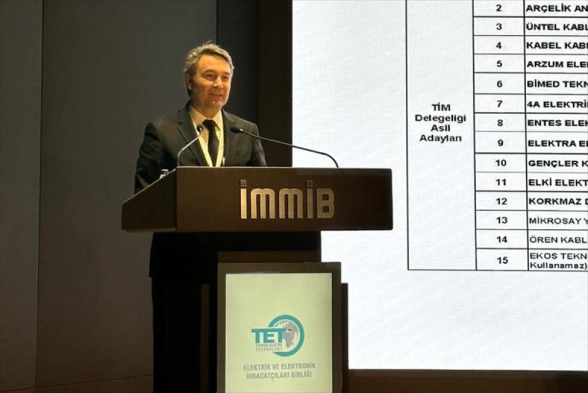 Elektrik ve Elektronik İhracat&ccedil;ıları Birliğinin başkanlığına Mehmet Kavaklıoğlu se&ccedil;ildi