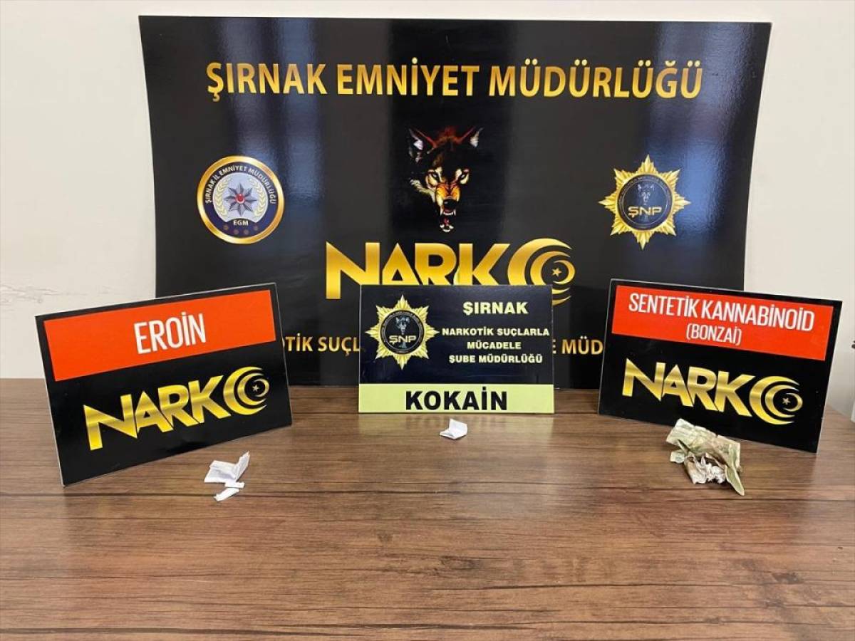 Şırnak'ta uyuşturucu operasyonunda 5 ş&uuml;pheli g&ouml;zaltına alındı