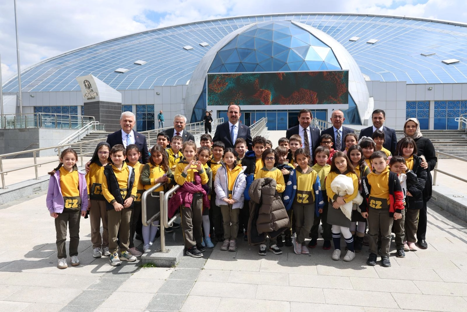 Konya protokol&uuml; Bilim Merkezi'nde buluştu