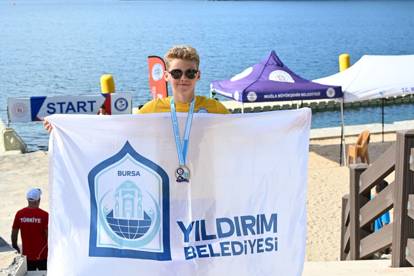 Bursa Yıldırımlı y&uuml;z&uuml;c&uuml;lere milli gurur