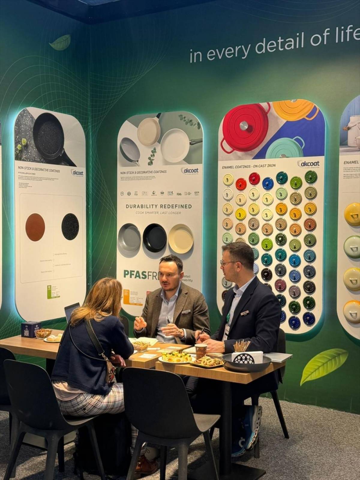 Akcoat mutfak gere&ccedil;leri &ccedil;&ouml;z&uuml;mleriyle Ambiente Fuarı'na katıldı