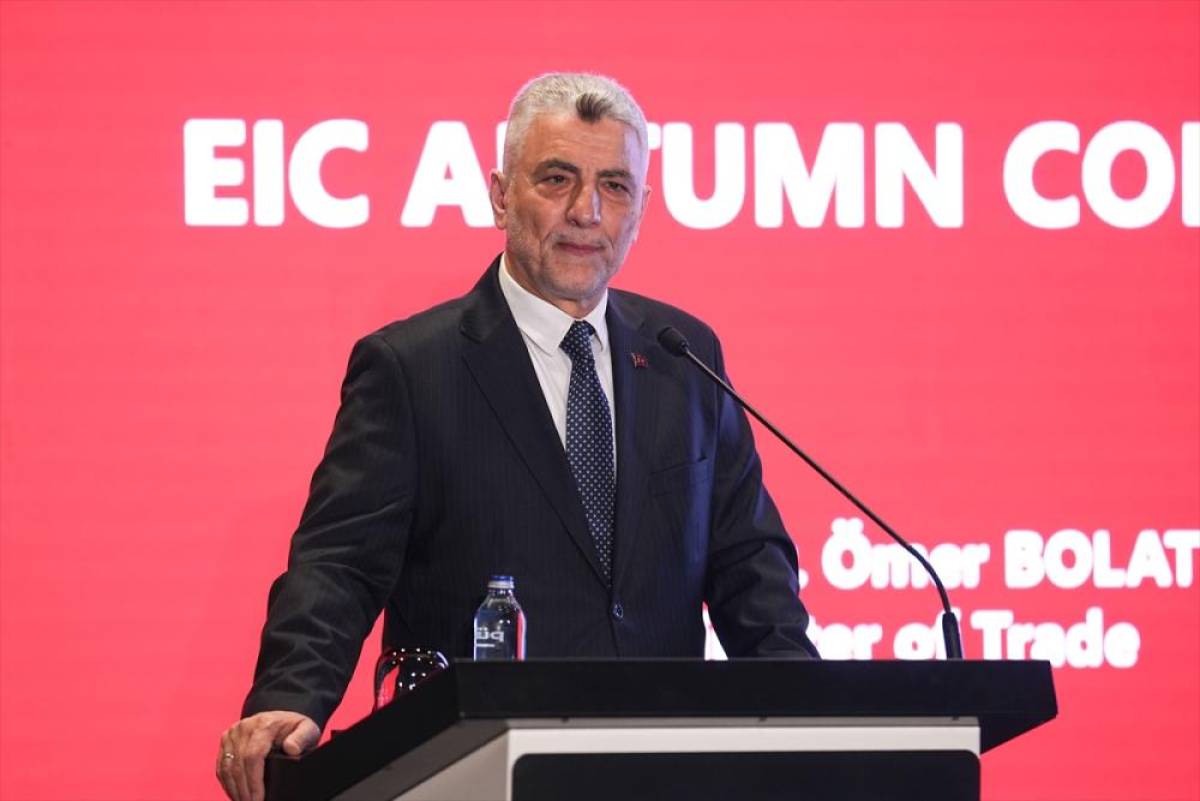 Ticaret Bakanı Bolat Avrupa Uluslararası M&uuml;teahhitler Birliği Genel Kurulu'nda konuştu: