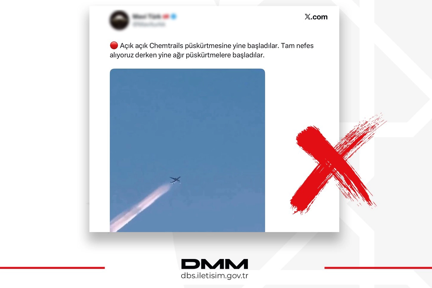 DMM'den 'kimyasal p&uuml;sk&uuml;rtme' iddialarına yalanlama... G&ouml;r&uuml;nt&uuml;ler doğal u&ccedil;ak izleri