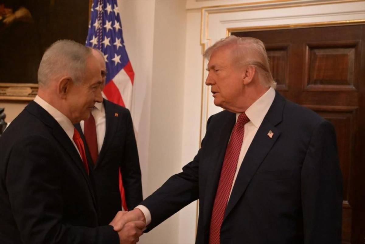 ABD Başkanı Trump ile İsrail Başbakanı Netanyahu arasındaki g&ouml;r&uuml;şme başladı