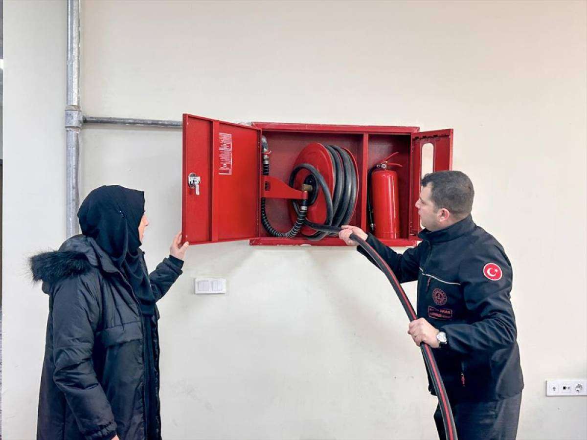 Erciş'te yangın denetimleri başladı