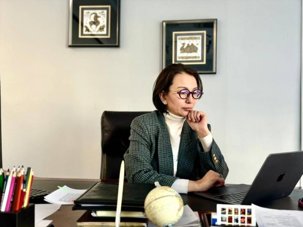 Kazakistan'ın Qazcontent Y&ouml;netim Kurulu Başkanı Zadabek, AA'nın "Yılın Kareleri" oylamasına katıldı