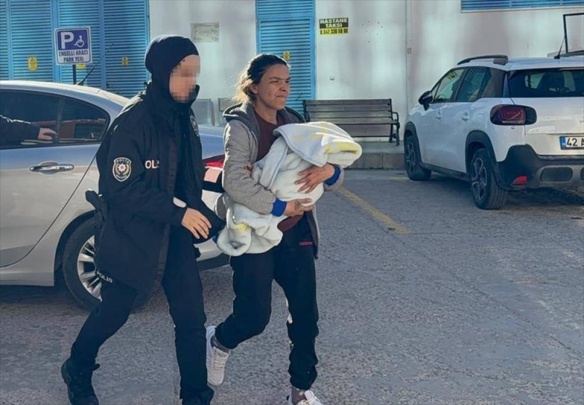 Konya'da bebeğinin bezine uyuşturucu saklayan ş&uuml;pheli tutuklandı