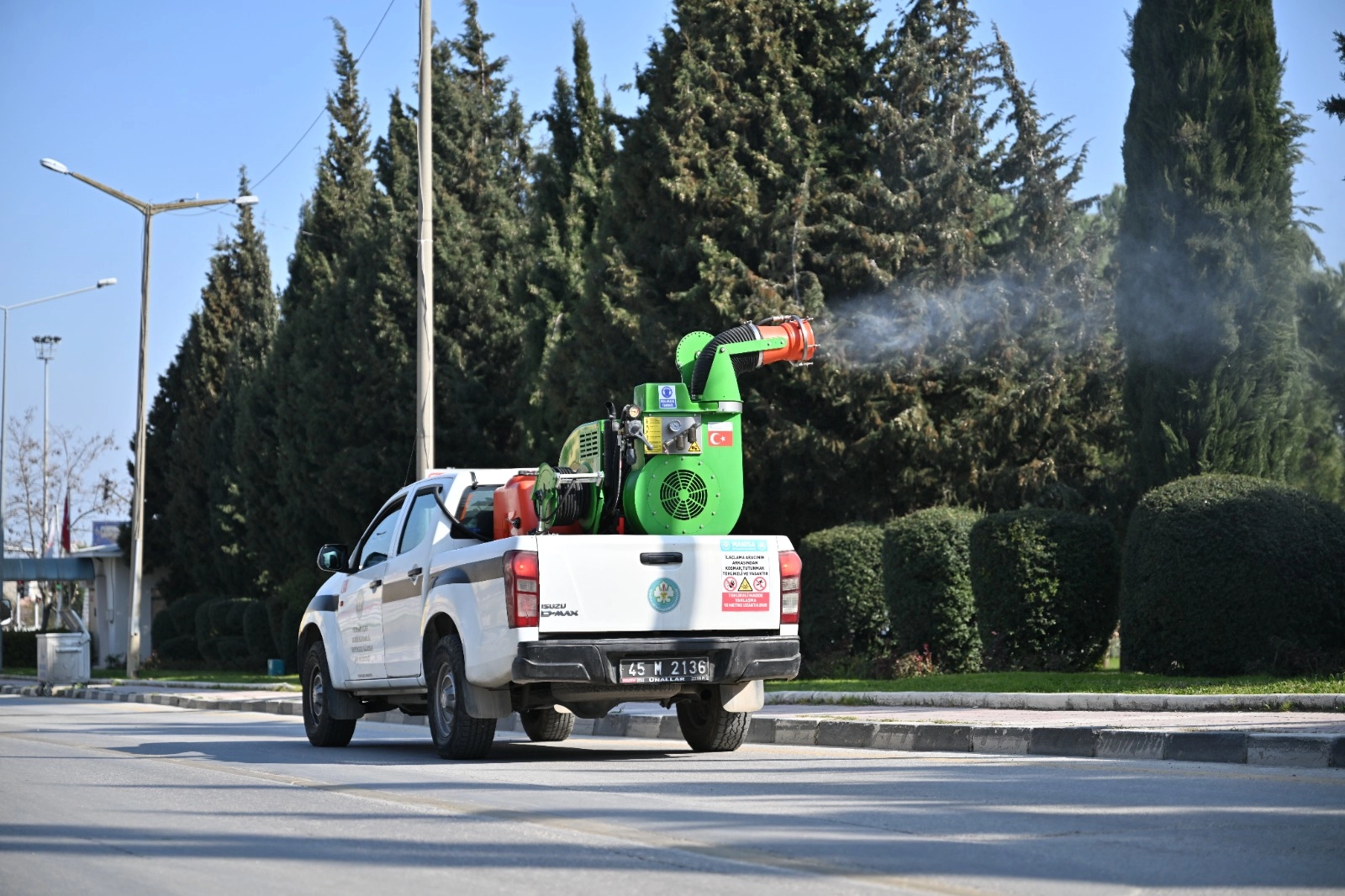 Manisa B&uuml;y&uuml;kşehir'den vekt&ouml;rle m&uuml;cadele mesaisi