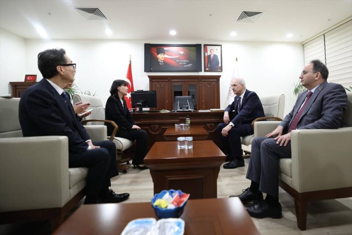 TBMM Başkanı Kurtulmuş, PAB 152. Genel Kurulu'nda rahatsızlanan G&uuml;ney Kore milletvekilini ziyaret etti