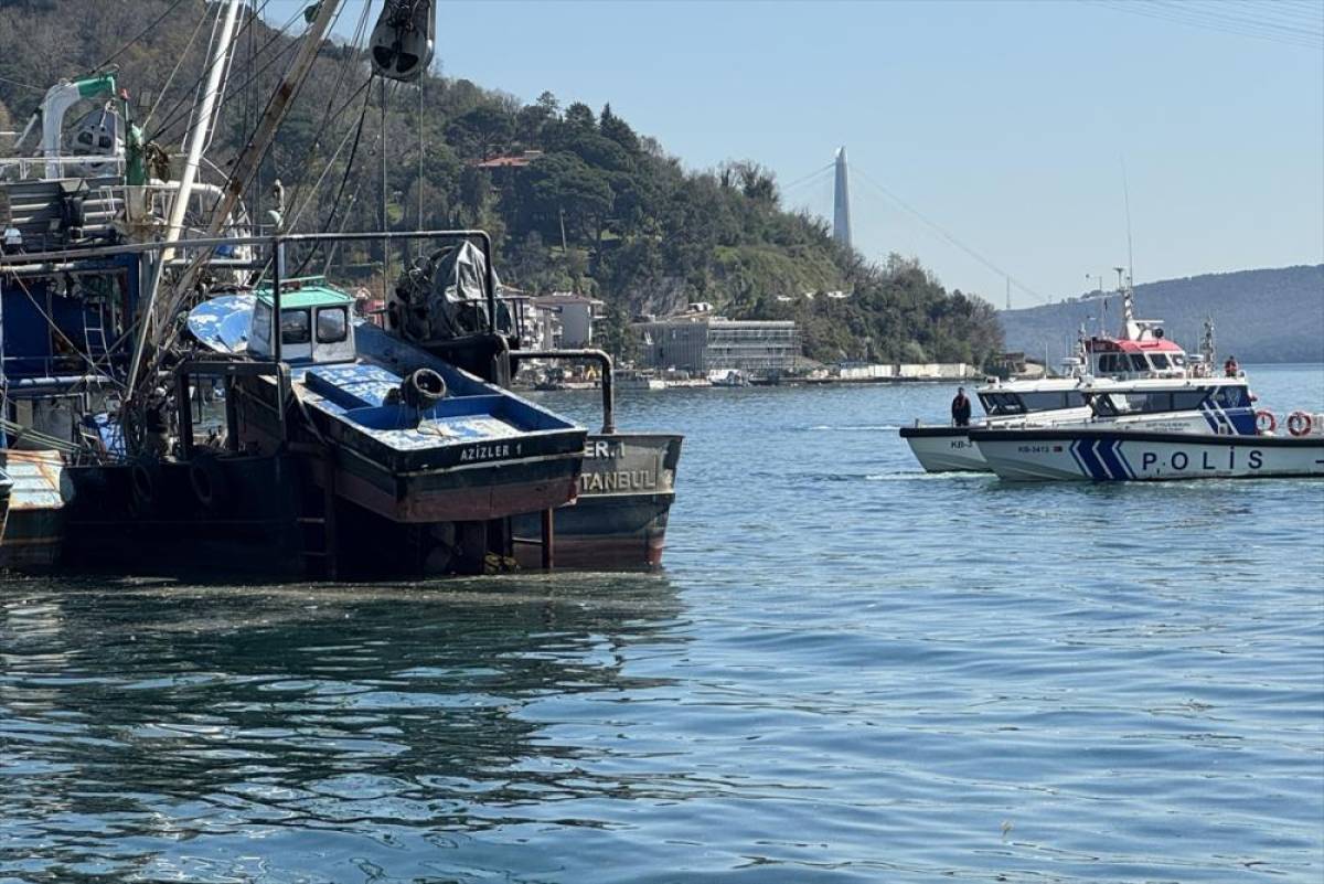 Sarıyer'de balık&ccedil;ı teknesinde &ccedil;ıkan yangın s&ouml;nd&uuml;r&uuml;ld&uuml;