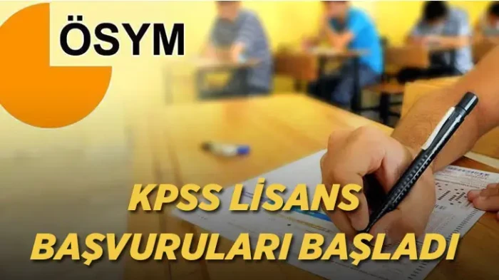 2026-KPSS Lisans başvuruları başladı