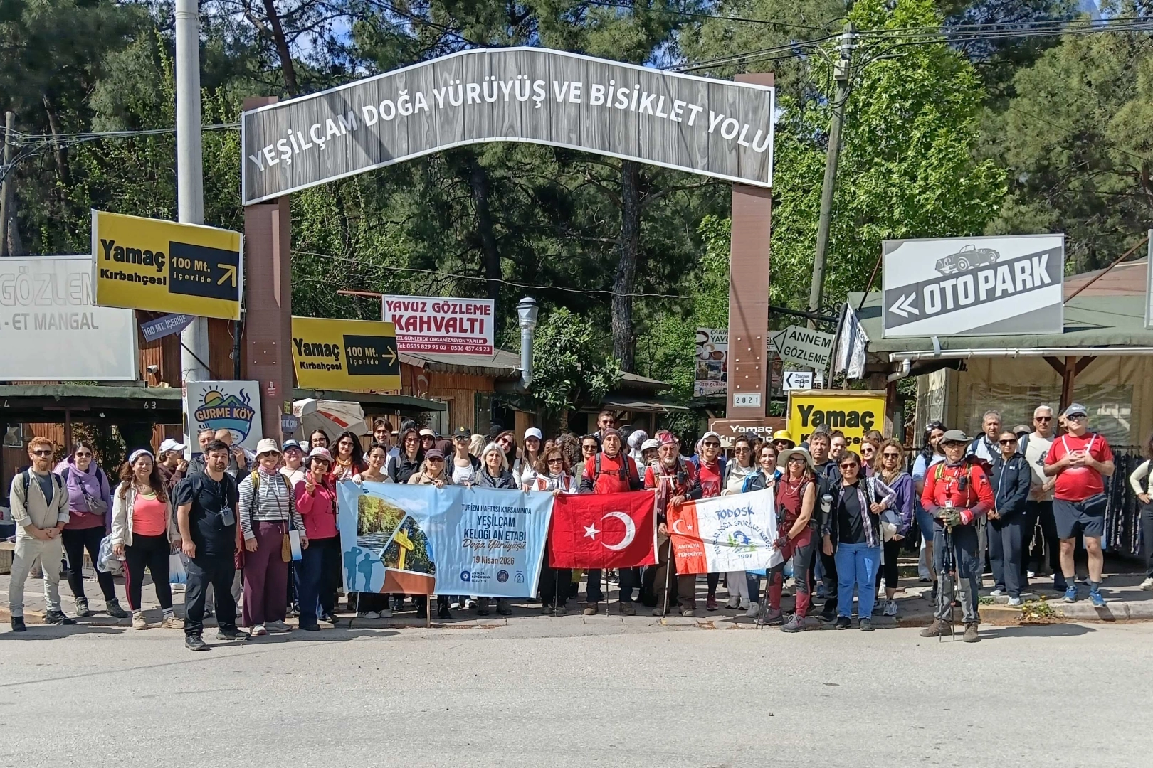 Antalya&rsquo;da yeşil&ccedil;am doğa y&uuml;r&uuml;y&uuml;ş&uuml;