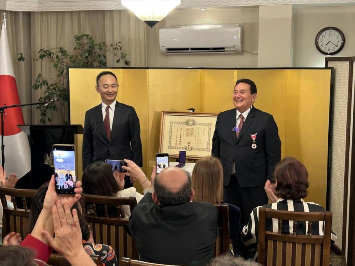 Japonya, Prof. Dr. Oğuz Baykara'ya devlet nişanı takdim etti