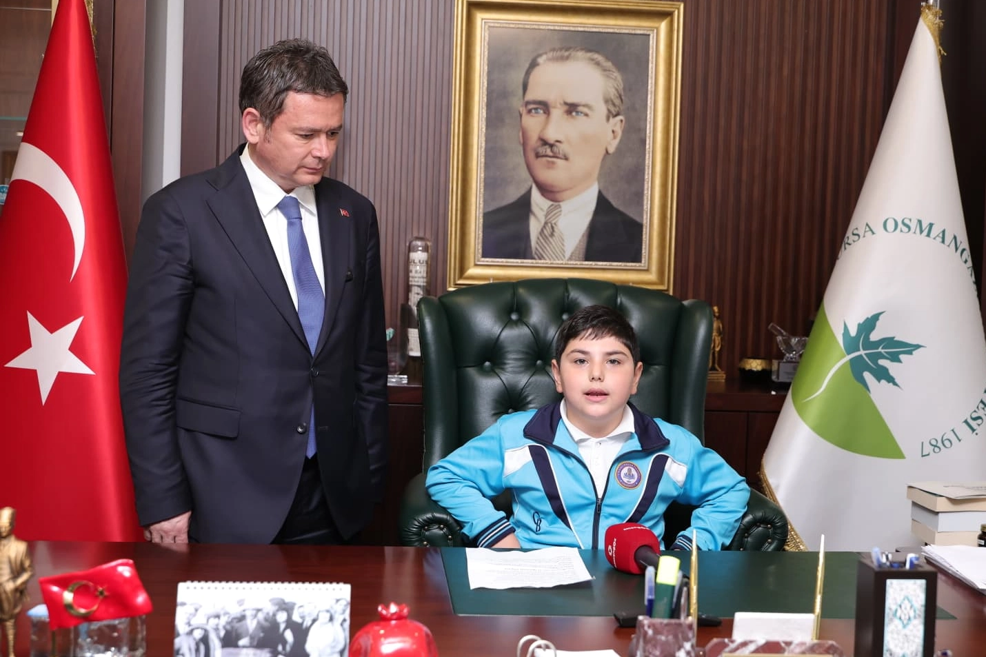 Minik Başkan&rsquo;dan park talimatı