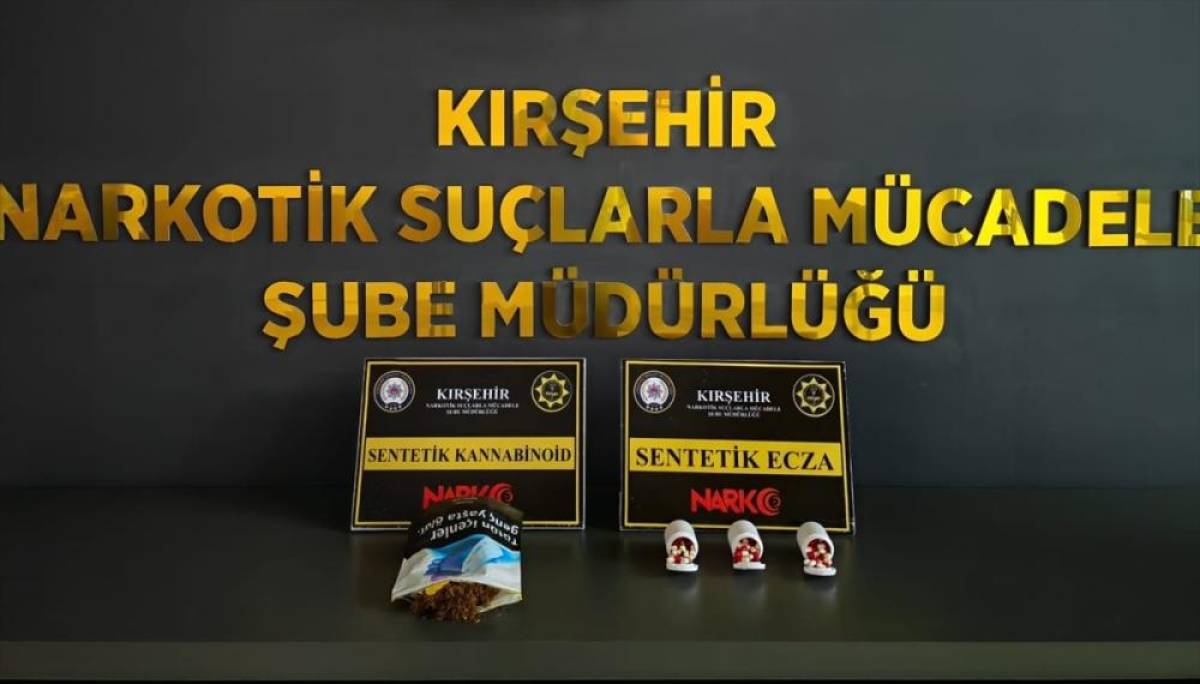 Kırşehir'de uyuşturucu operasyonlarında 2 zanlı tutuklandı