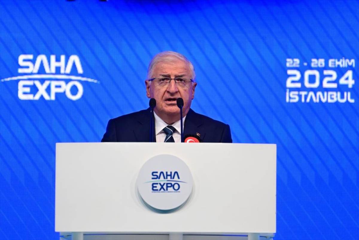 Bakan Güler, SAHA EXPO 2024 Savunma, Havacılık ve Uzay Sanayii Fuarı'nda konuştu: