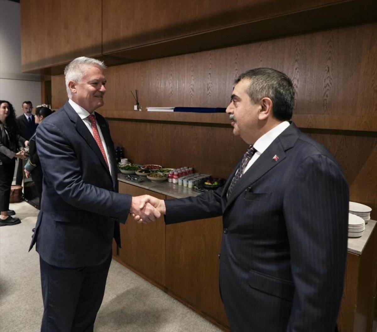 Milli Eğitim Bakanı Tekin, OECD Genel Sekreteri Cormann ile bir araya geldi: