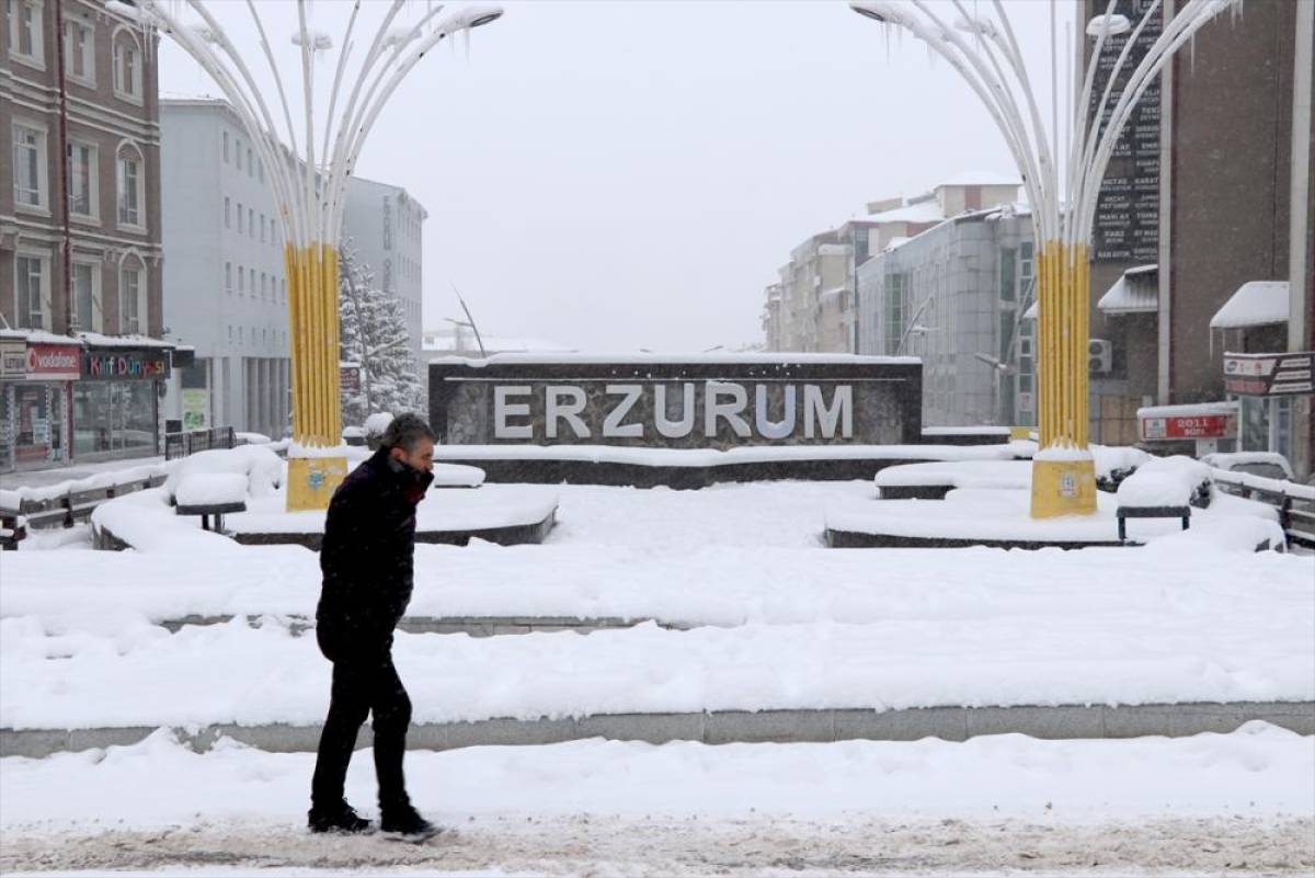 Doğu Anadolu'da 5 ilde kar yağışı devam ediyor