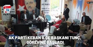 AK Parti Keban İlçe Başkanı Tunç, görevine başladı