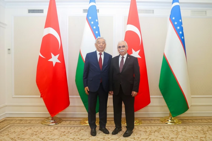 Anayasa Mahkemesi Başkanı &Ouml;zkaya, &Ouml;zbekistan'a &ccedil;alışma ziyaretinde bulundu