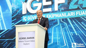 ATO Başkanı Baran İGEF'24 İç Güvenlik Ekipmanları Fuarı'na katıldı: