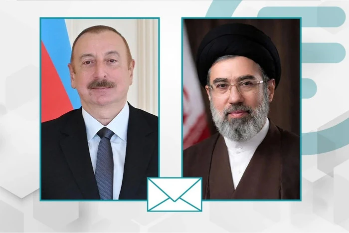 Azerbaycan Cumhurbaşkanı Aliyev, İran lideri se&ccedil;ilen M&uuml;cteba Hamaney'i tebrik etti