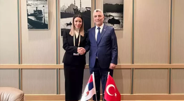 Bakan Bolat, Sırbistan Başbakan Yardımcısı ve Ekonomi Bakanı Mesarovi&ccedil; ile g&ouml;r&uuml;şt&uuml;: