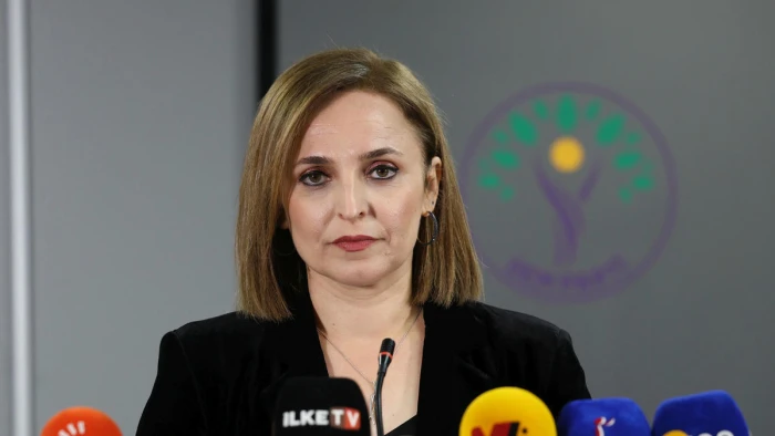 DEM Parti S&ouml;zc&uuml;s&uuml; Doğan, basın toplantısı d&uuml;zenledi