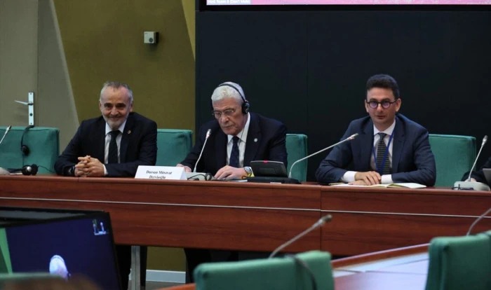 Dervişoğlu, Avrupa Konseyi Parlamenter Meclisi ALDE Grup Başkanı Bulai ile g&ouml;r&uuml;şt&uuml;