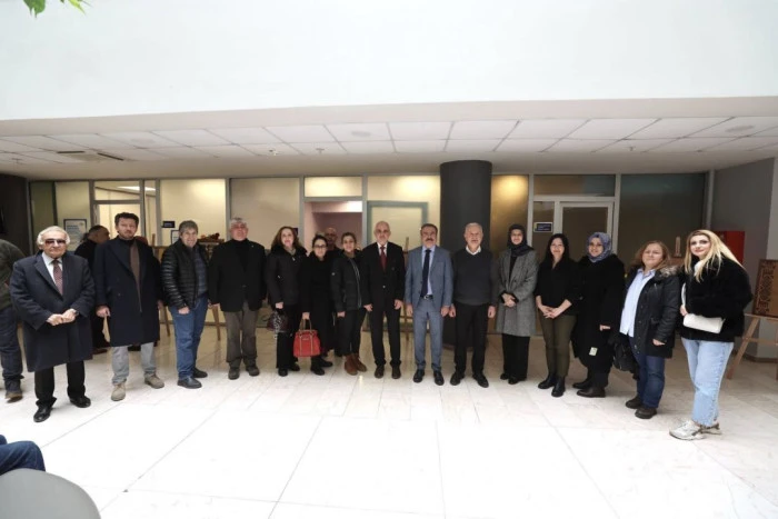 Gaziantep'te filografi eserleri sanatseverlerle buluştu