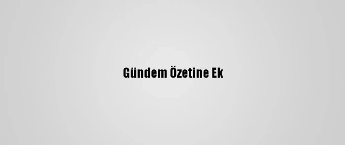 G&Uuml;NDEM &Ouml;ZETİNE EK