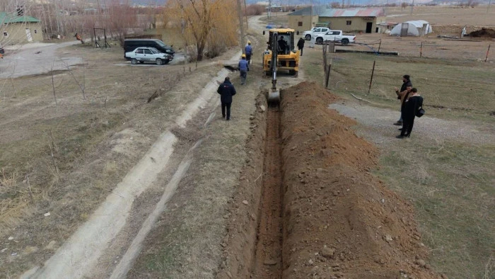 G&uuml;rpınar'da i&ccedil;me suyu altyapı &ccedil;alışması tamamlandı