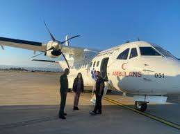 Hava Kuvvetlerine ait ambulans u&ccedil;ak kalp rahatsızlığı olan kişiyi Erzurum'dan Ankara'ya ulaştırdı