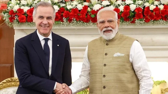 Hindistan Başbakanı Modi ile Kanada Dışişleri Bakanı Anand ikili ilişkileri g&ouml;r&uuml;şt&uuml;