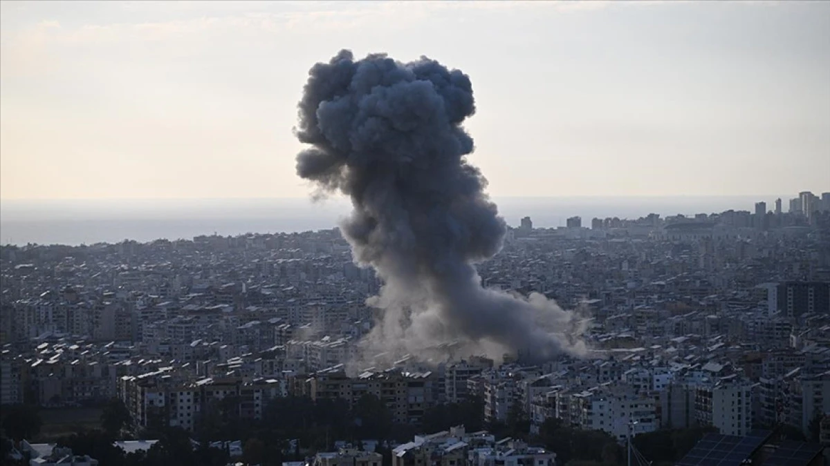 İsrail ordusu Beyrut'un Dahiye b&ouml;lgesine hava saldırısı d&uuml;zenledi