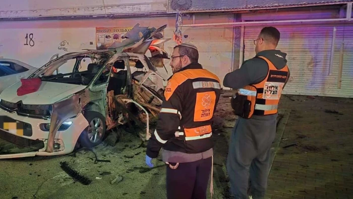 İsrail'in Hayfa kentinde bir ara&ccedil;ta meydana gelen patlamada 1 kişi &ouml;ld&uuml;