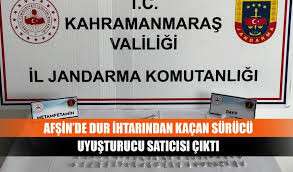 Kahramanmaraş'ta jandarmadan ka&ccedil;arken ara&ccedil;tan attığı poşetten uyuşturucu &ccedil;ıkan ş&uuml;pheli tutuklandı