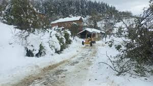 Kastamonu'da kar nedeniyle 5 köye ulaşım sağlanamıyor