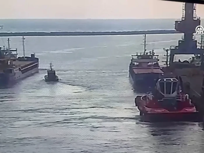 Marmara Denizi'nde batan geminin İskenderun'dan &ccedil;ıkış g&ouml;r&uuml;nt&uuml;s&uuml;ne ulaşıldı