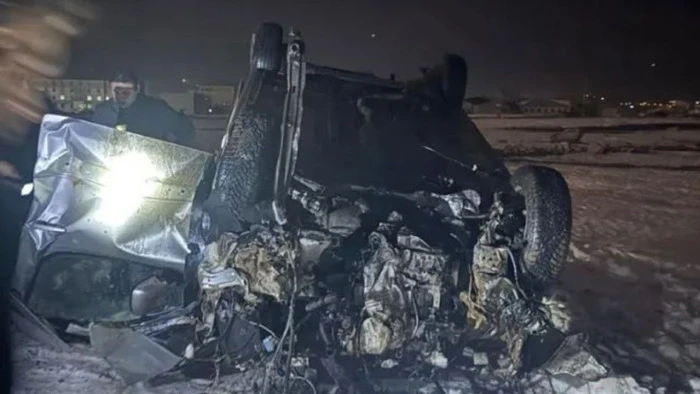 Muş'ta takla atan aracın s&uuml;r&uuml;c&uuml;s&uuml; yaralandı