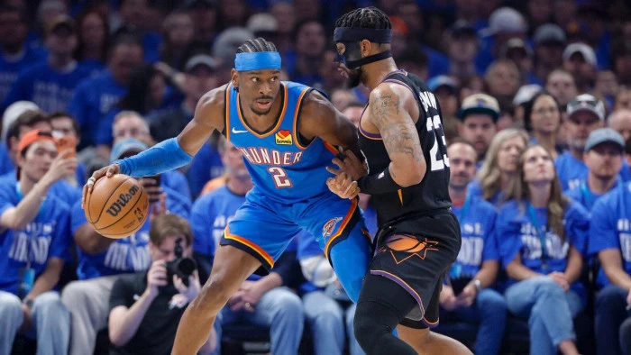 NBA play-off'larında Thunder, Suns'ı 35 sayı farkla yenerek seride 1-0 &ouml;ne ge&ccedil;ti
