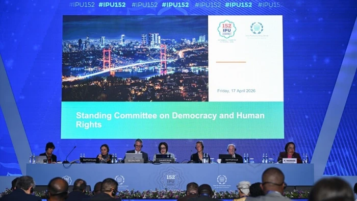 PAB 152. Genel Kurulu'nda Demokrasi ve İnsan Hakları Komitesi oturumu yapıldı