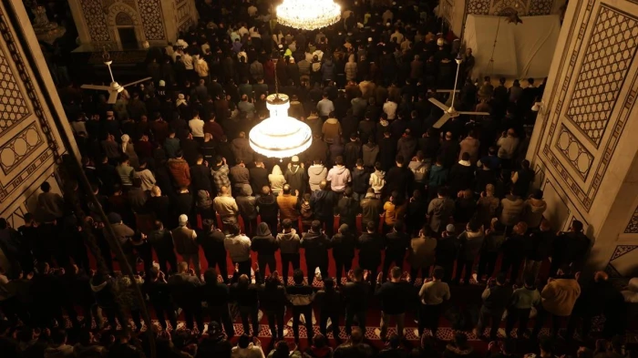 Şam'daki Emevi Camisi'nde Kadir Gecesi idrak edildi