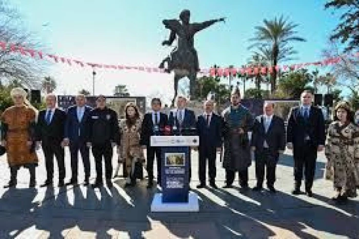 Selanik m&uuml;badilleri, Antalya'ya gelişlerinin 102. yıl d&ouml;n&uuml;m&uuml;nde anıldı