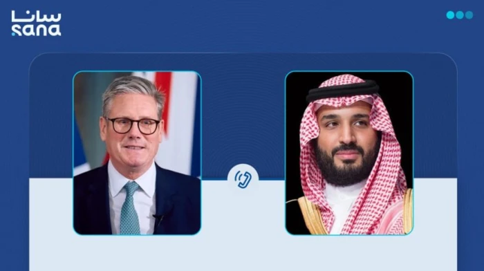 Suudi Arabistan Veliaht Prensi Bin Selman ile İngiltere Başbakanı Starmer b&ouml;lgesel gelişmeleri g&ouml;r&uuml;şt&uuml;